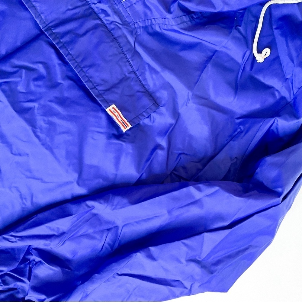VINTAGE Free Spirit Cobalt Blue Wind Breaker - Retro Style - with Pockets - Picture 9 of 15